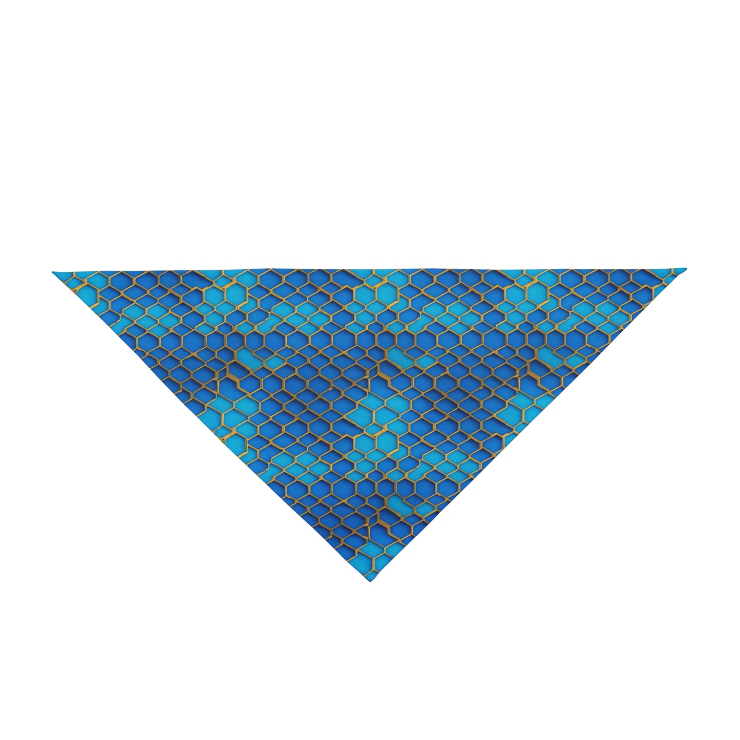 Hexagonal Harmony Pet Bandana