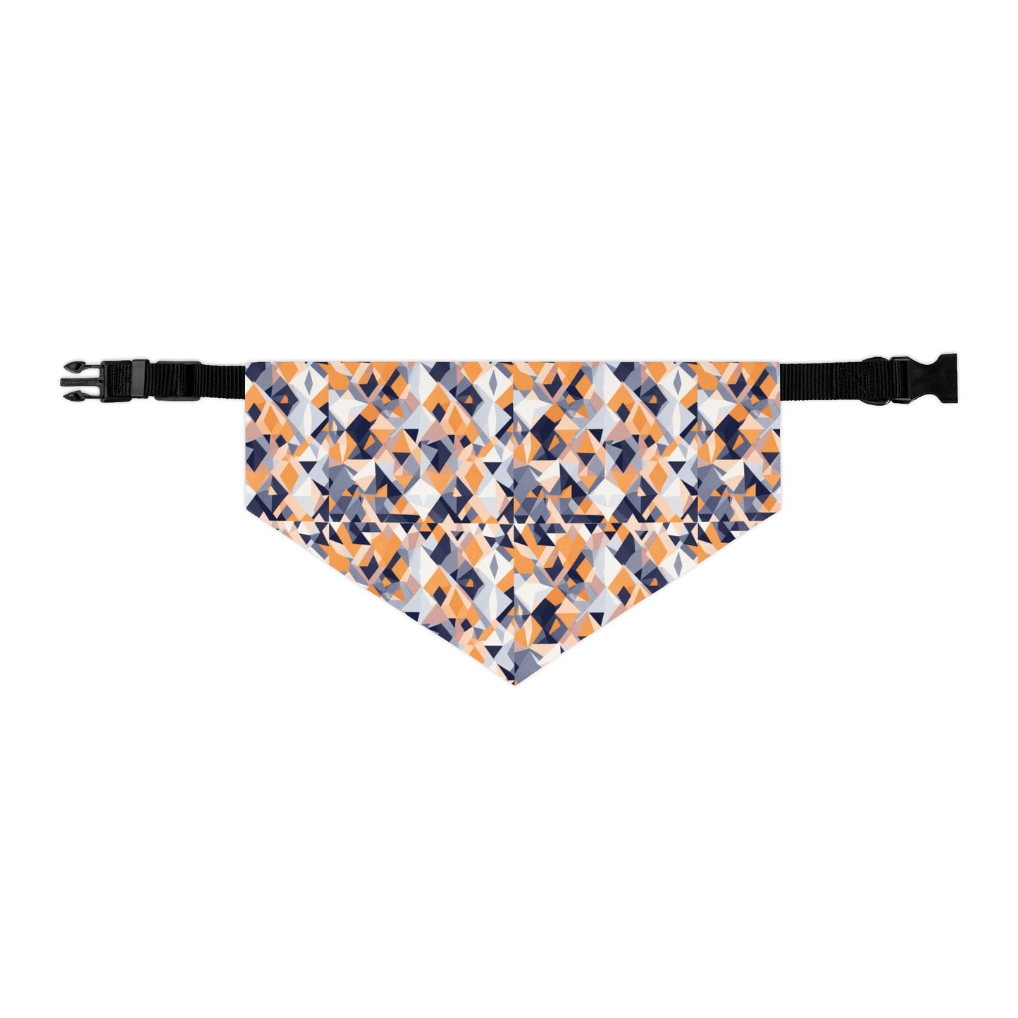 Geometric Groove Pet Bandana Collar