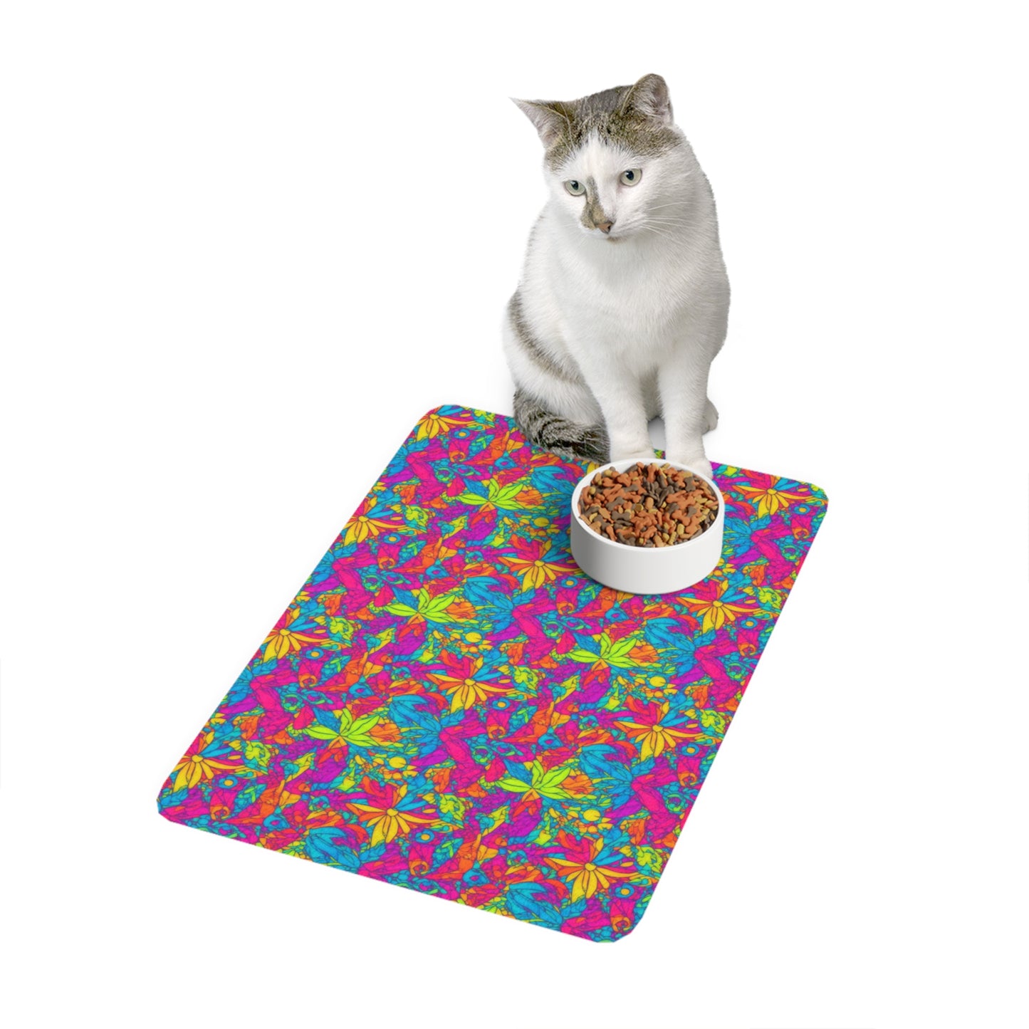 Groovy Geometrics Pet Food Mat (12x18)