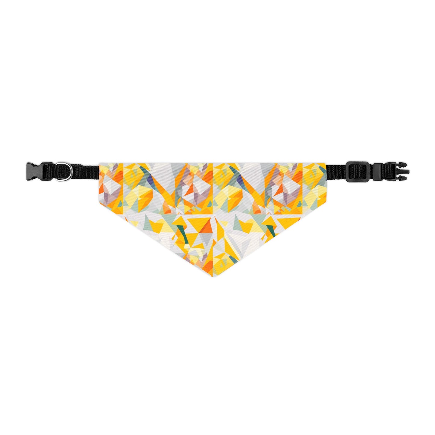 Polygon Prism Pet Bandana Collar