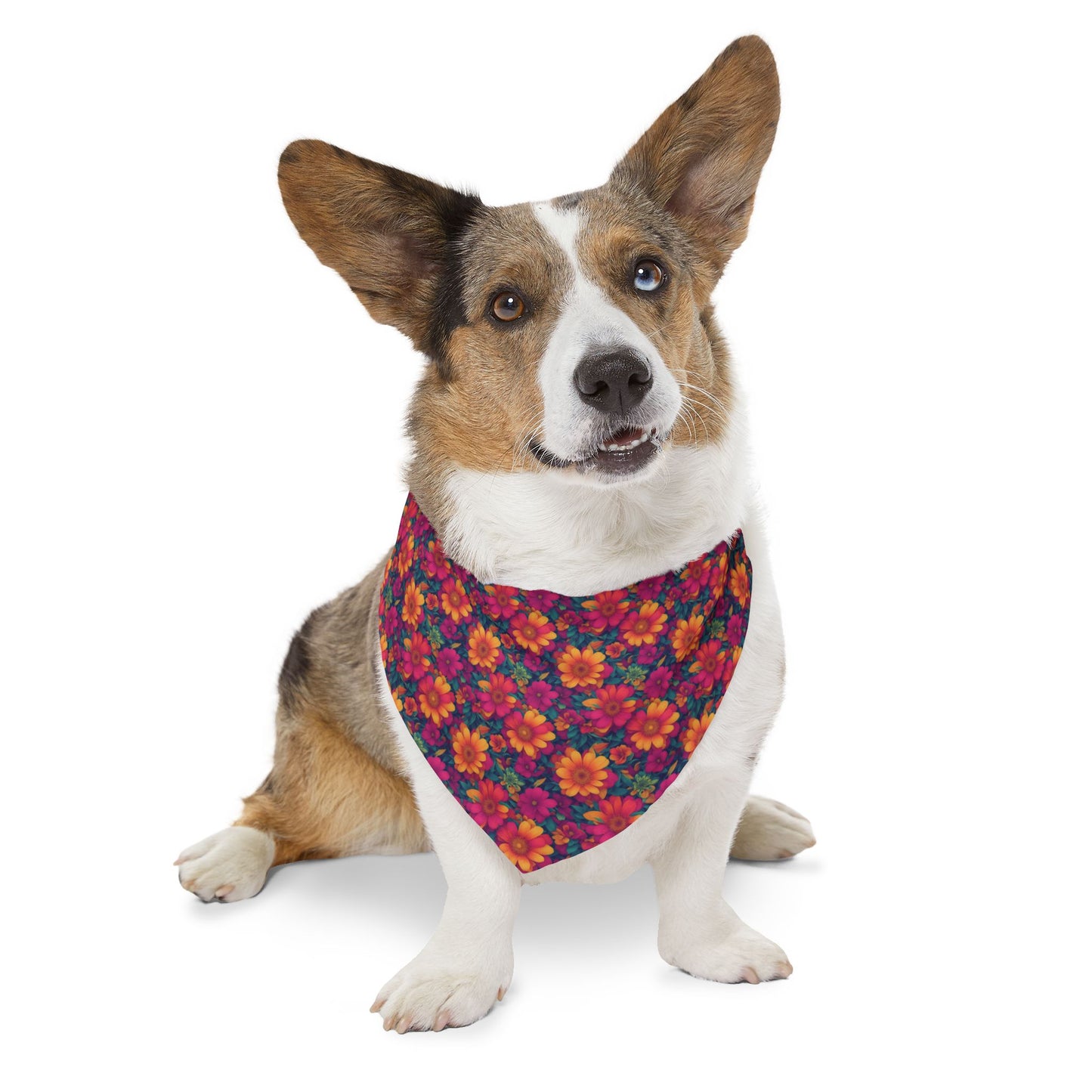 Daisy Delight Pet Bandana Collar