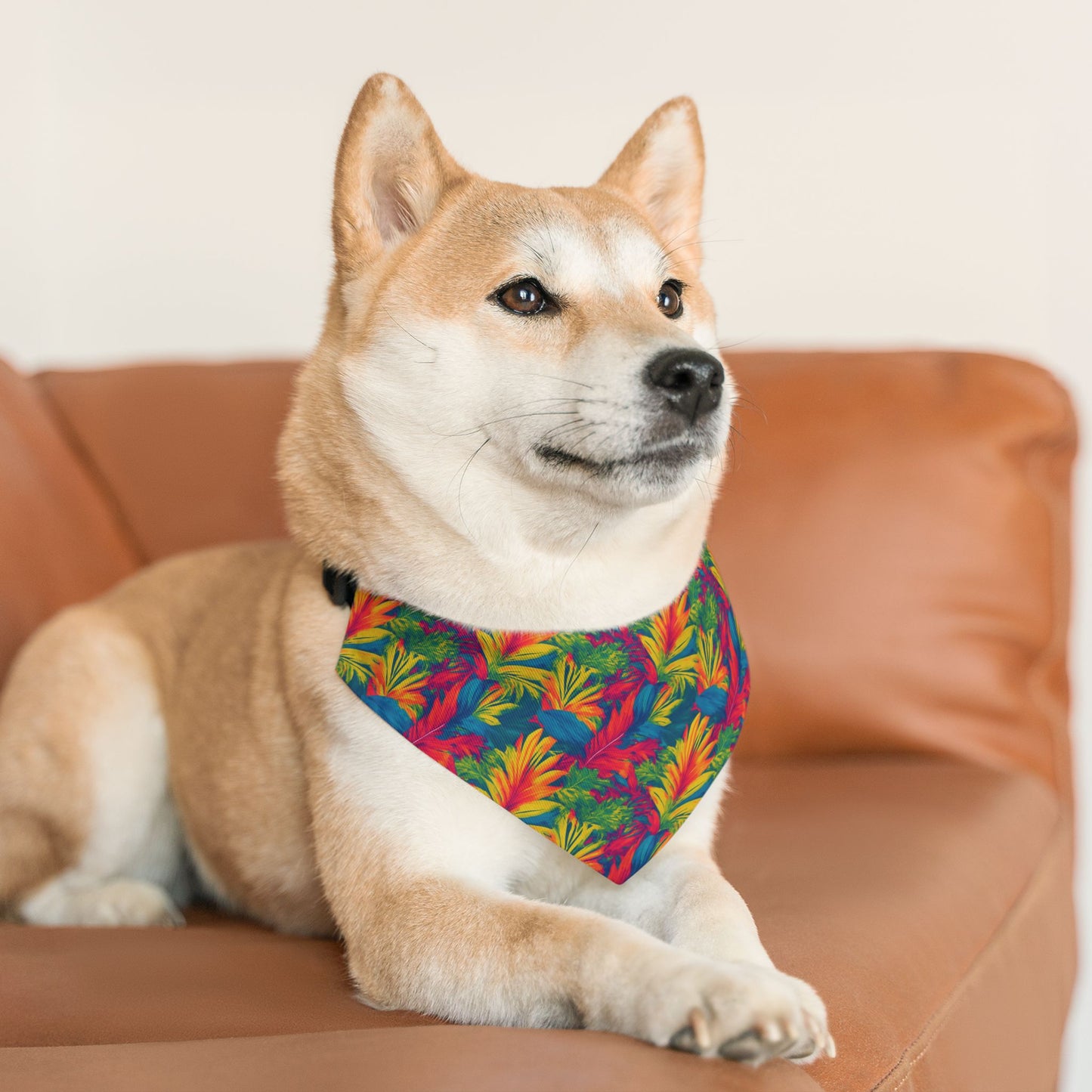 Meadow Melody Pet Bandana Collar