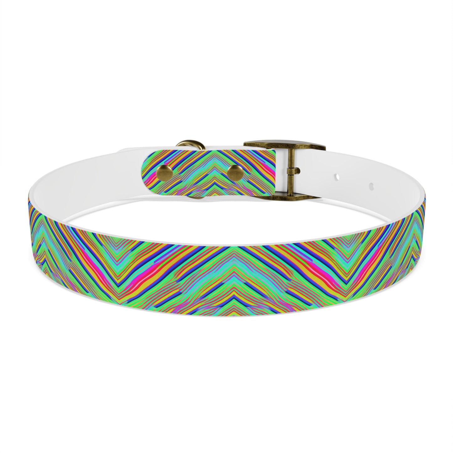 Neon Edges Dog Collar