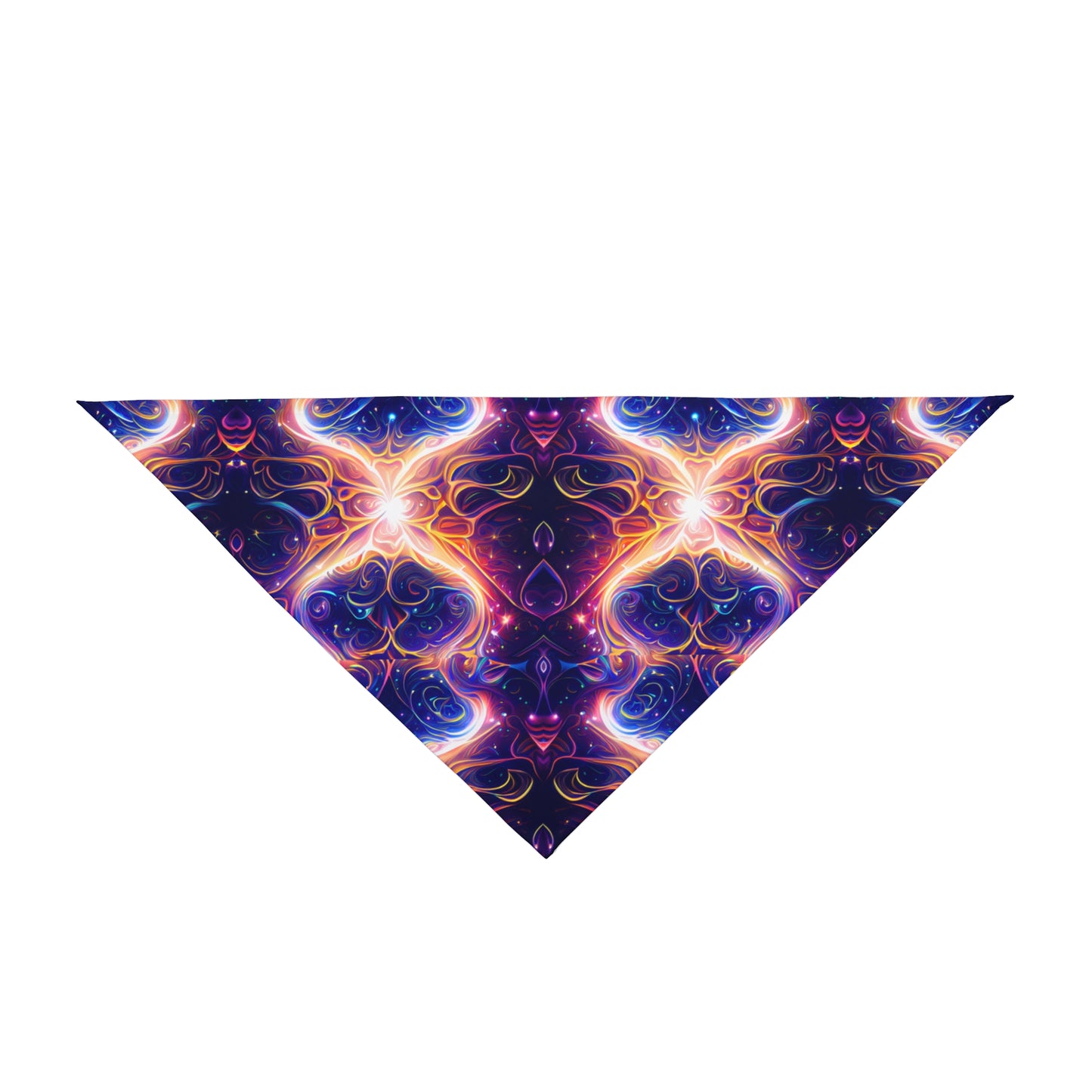 Neon Dreamscape Pet Bandana