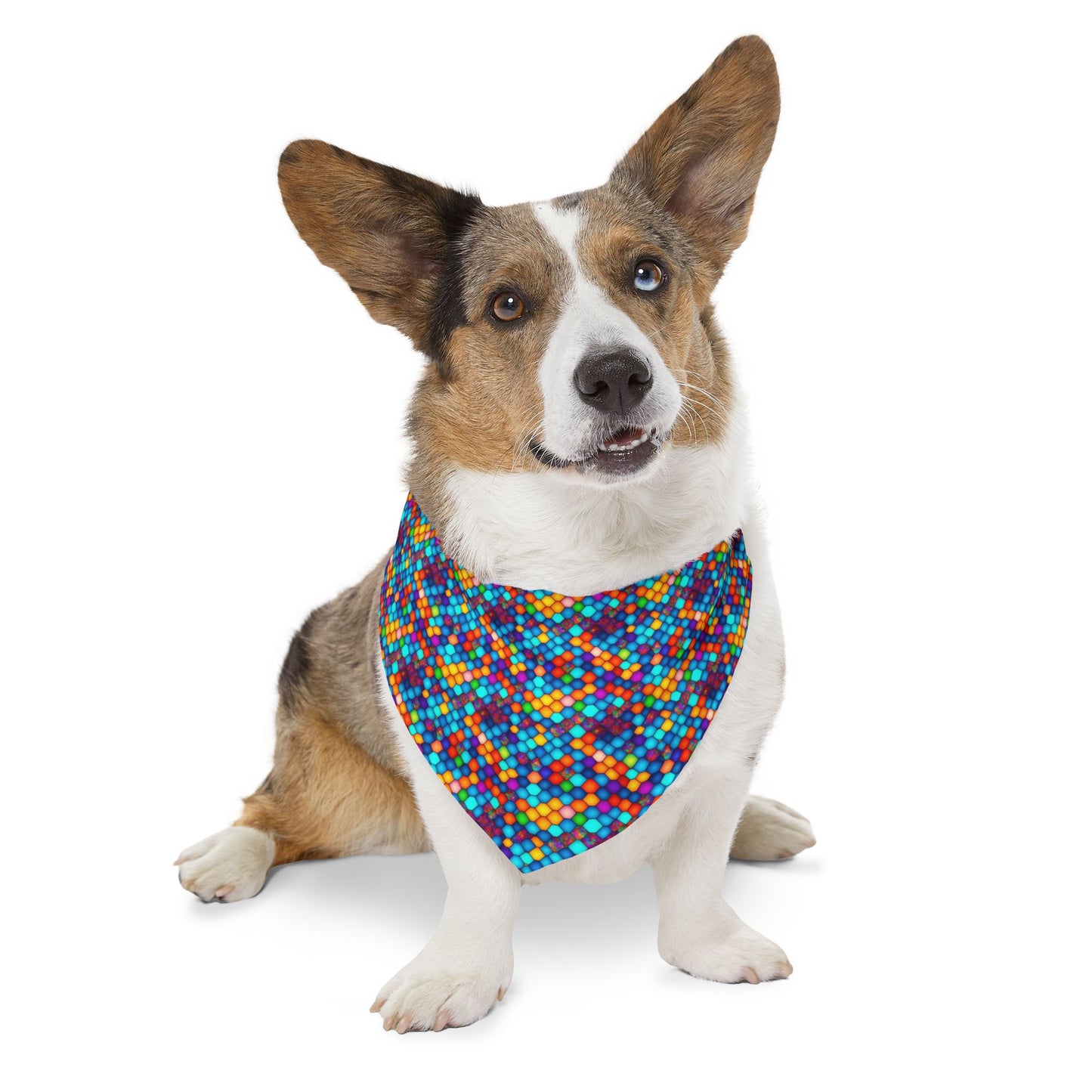 Hexa Spectrum Pet Bandana Collar