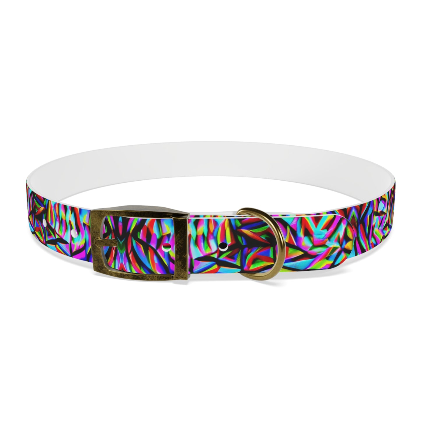 Mind Melt Patterns Dog Collar