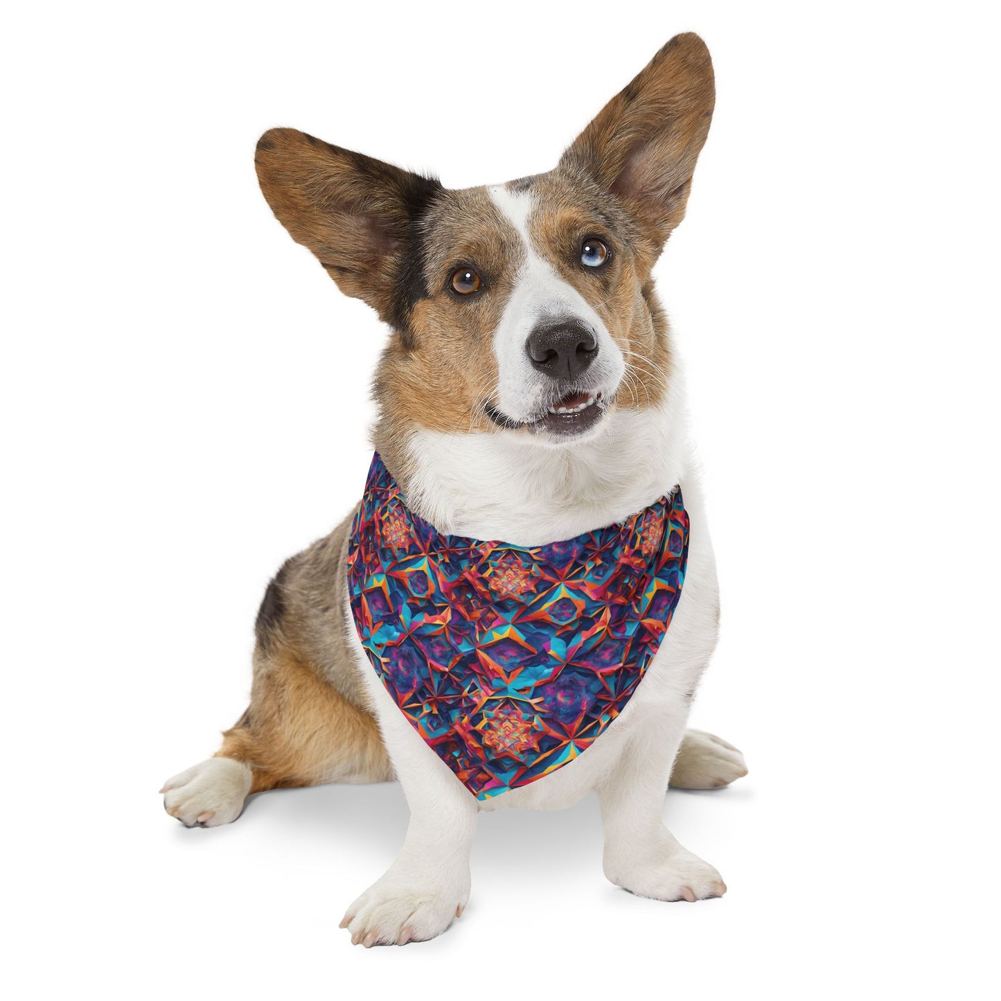 Kaleido Magic Pet Bandana Collar