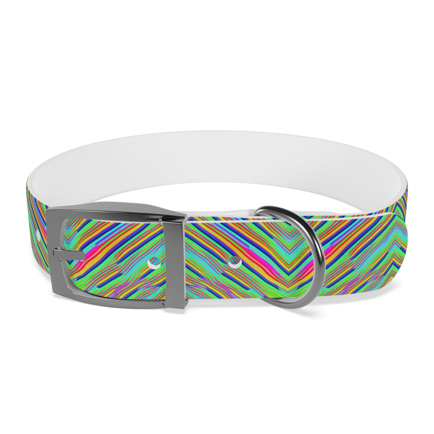 Neon Edges Dog Collar