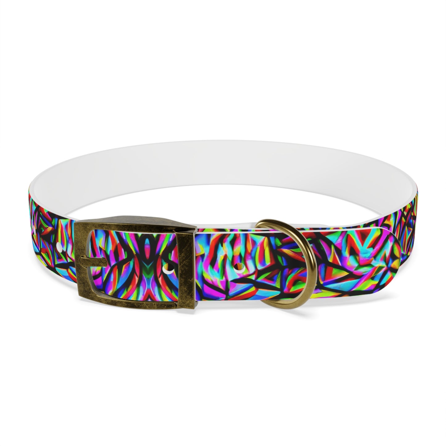 Mind Melt Patterns Dog Collar