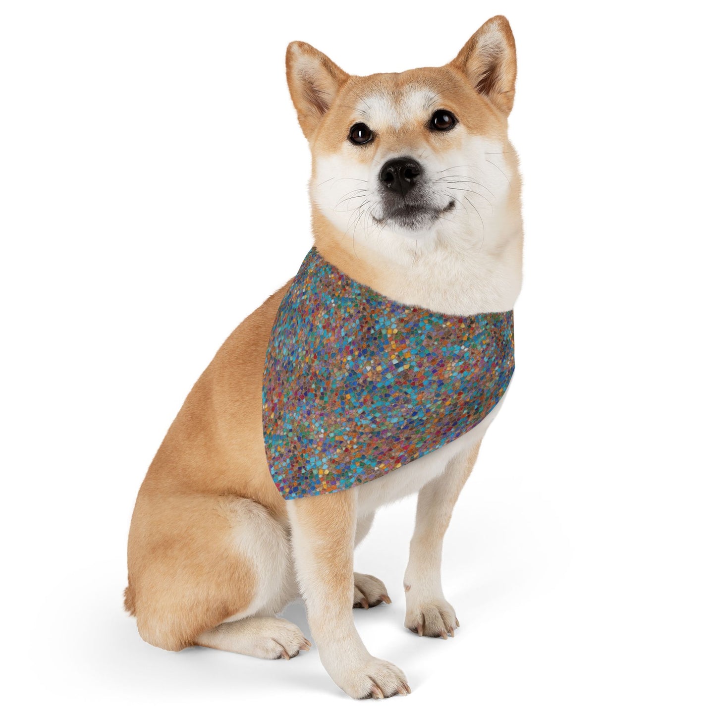 Fractal Flow Pet Bandana Collar