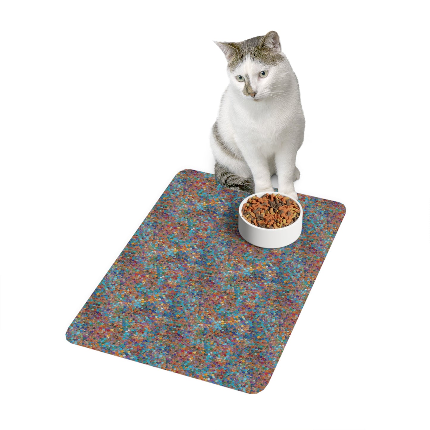 Fractal Flow Pet Food Mat (12x18)