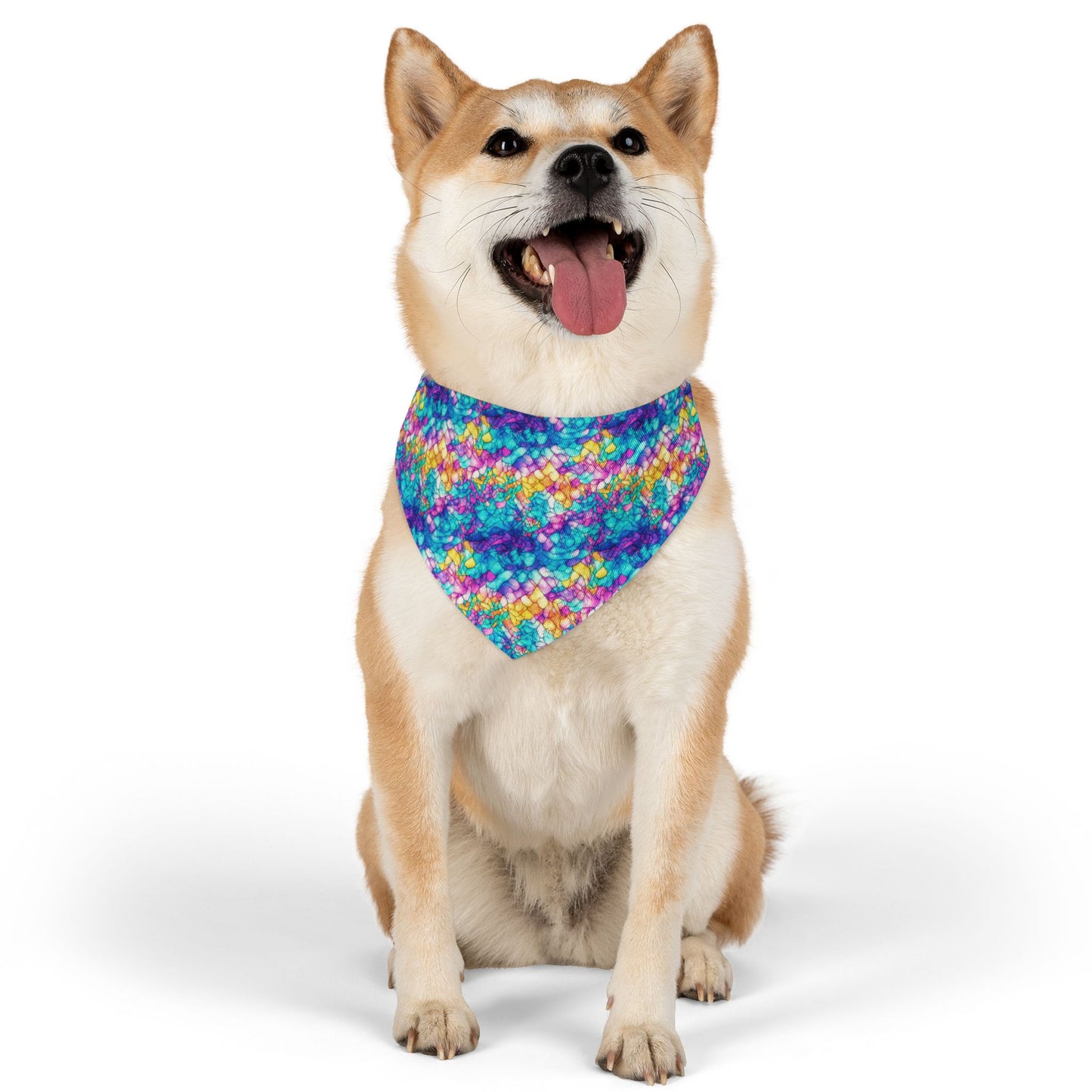 Trippy Tranquility Pet Bandana Collar