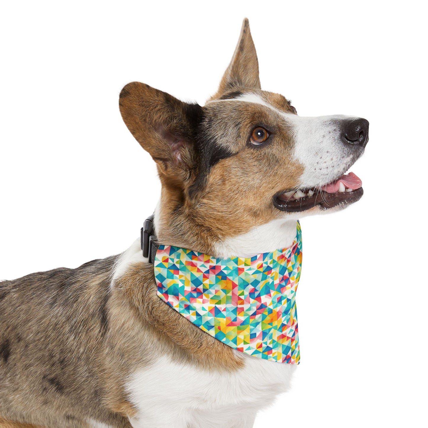 Mosaic Mirage Pet Bandana Collar