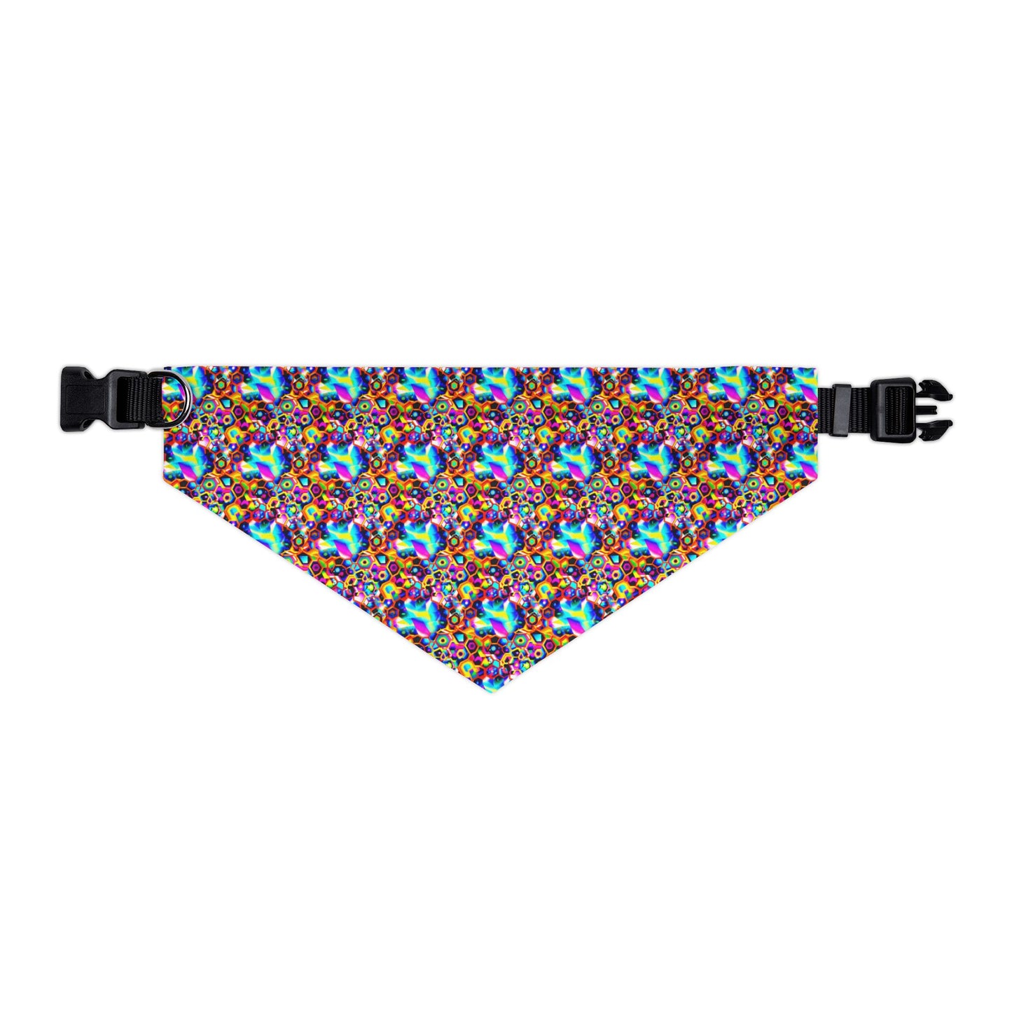 Cosmic Cascade Pet Bandana Collar