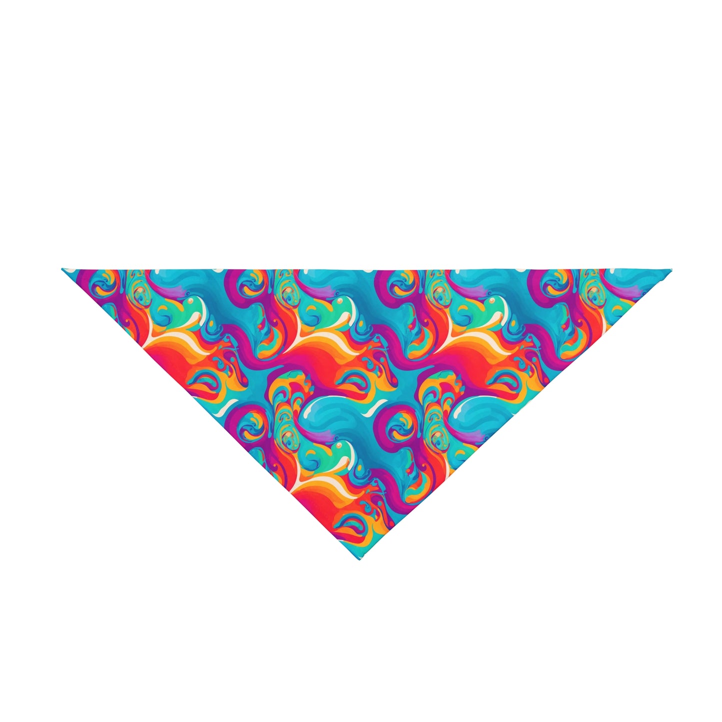 Rainbow Ripple Pet Bandana