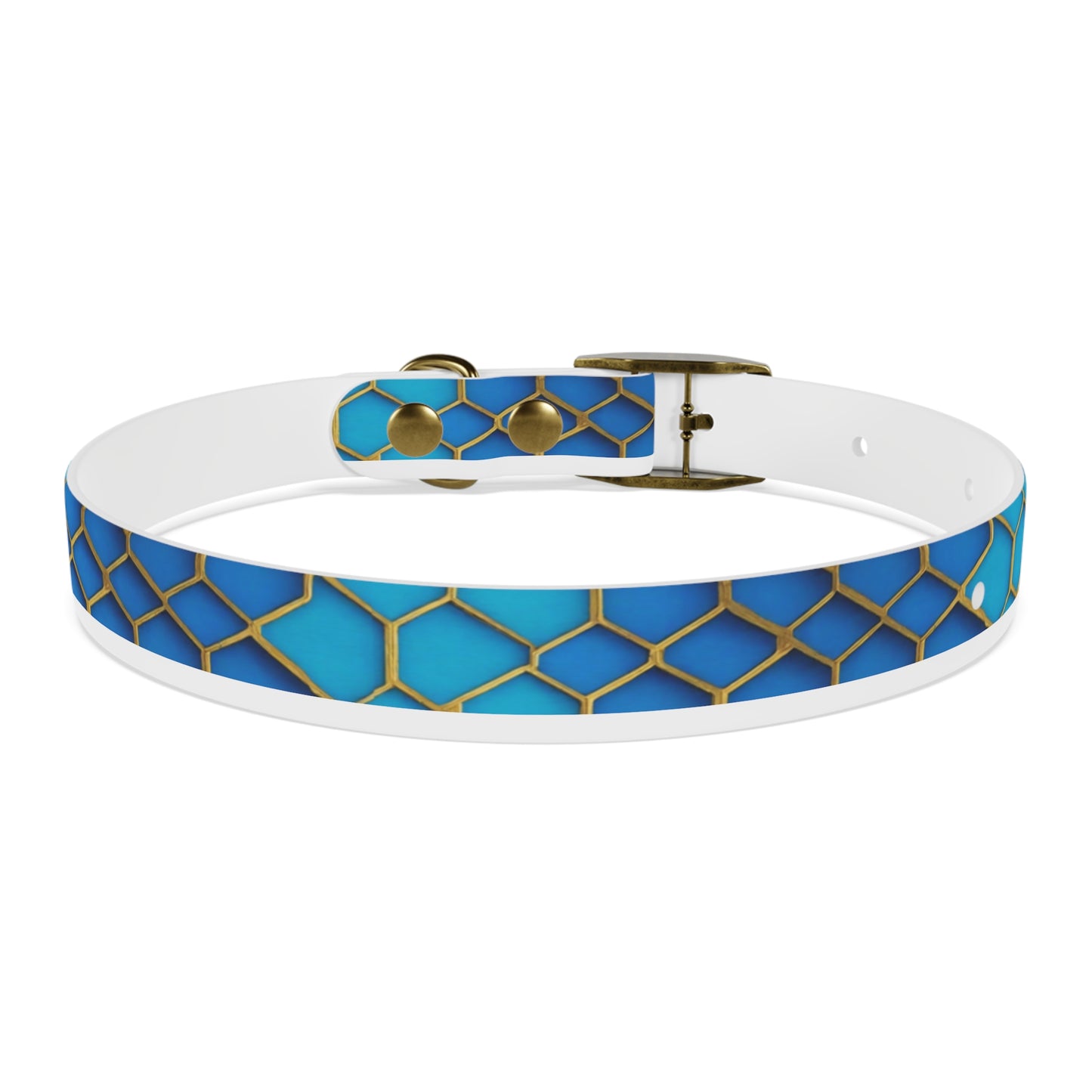 Hexagonal Harmony Dog Collar