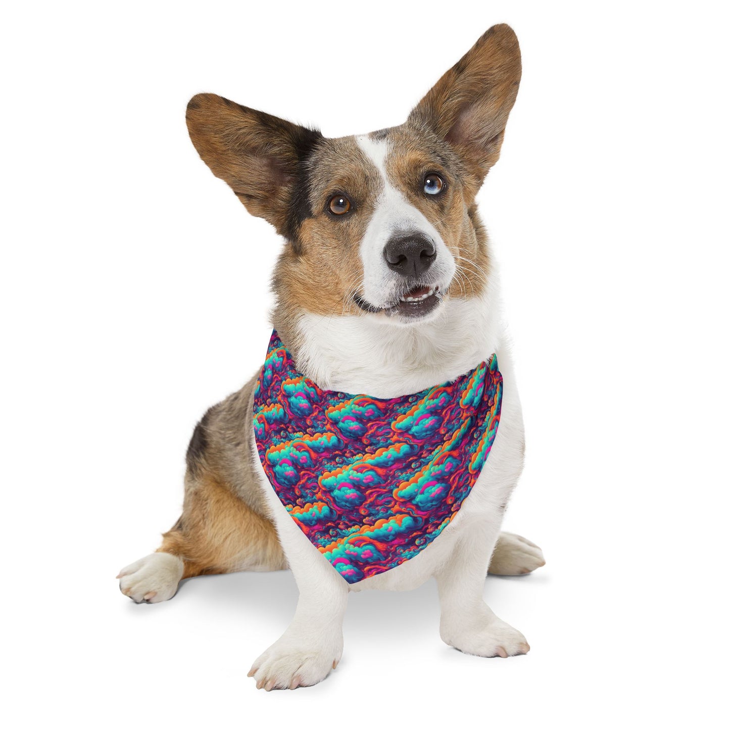 Abstract Alchemy Pet Bandana Collar