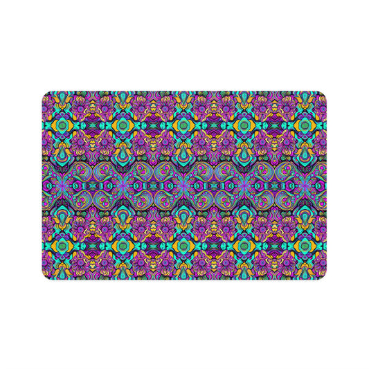 Psychedelic Chaos Pet Food Mat (12x18)