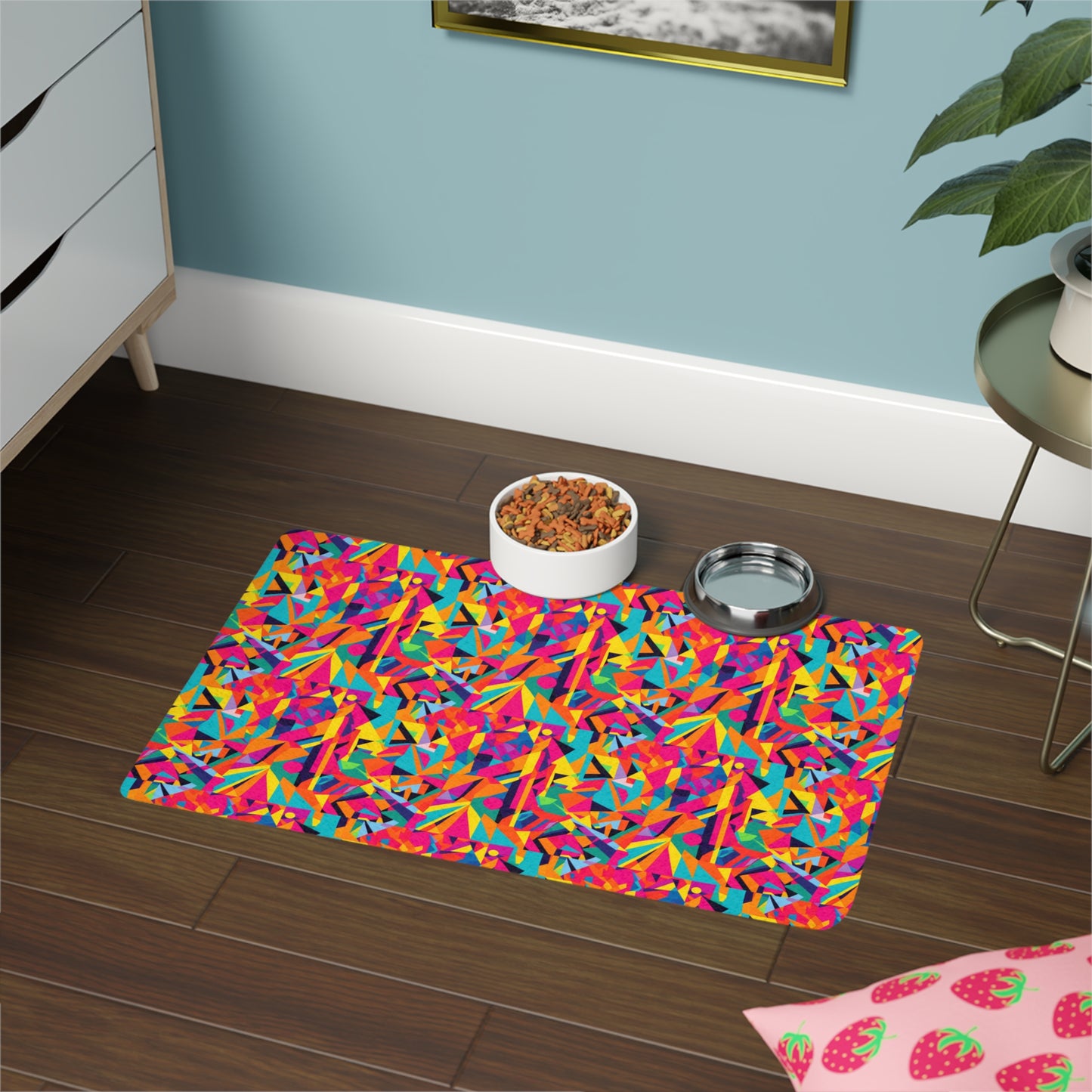 Kaleido Charm Pet Food Mat (12x18)