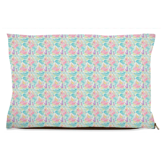 Rose Puddles Watercolor Pattern Pet Bed