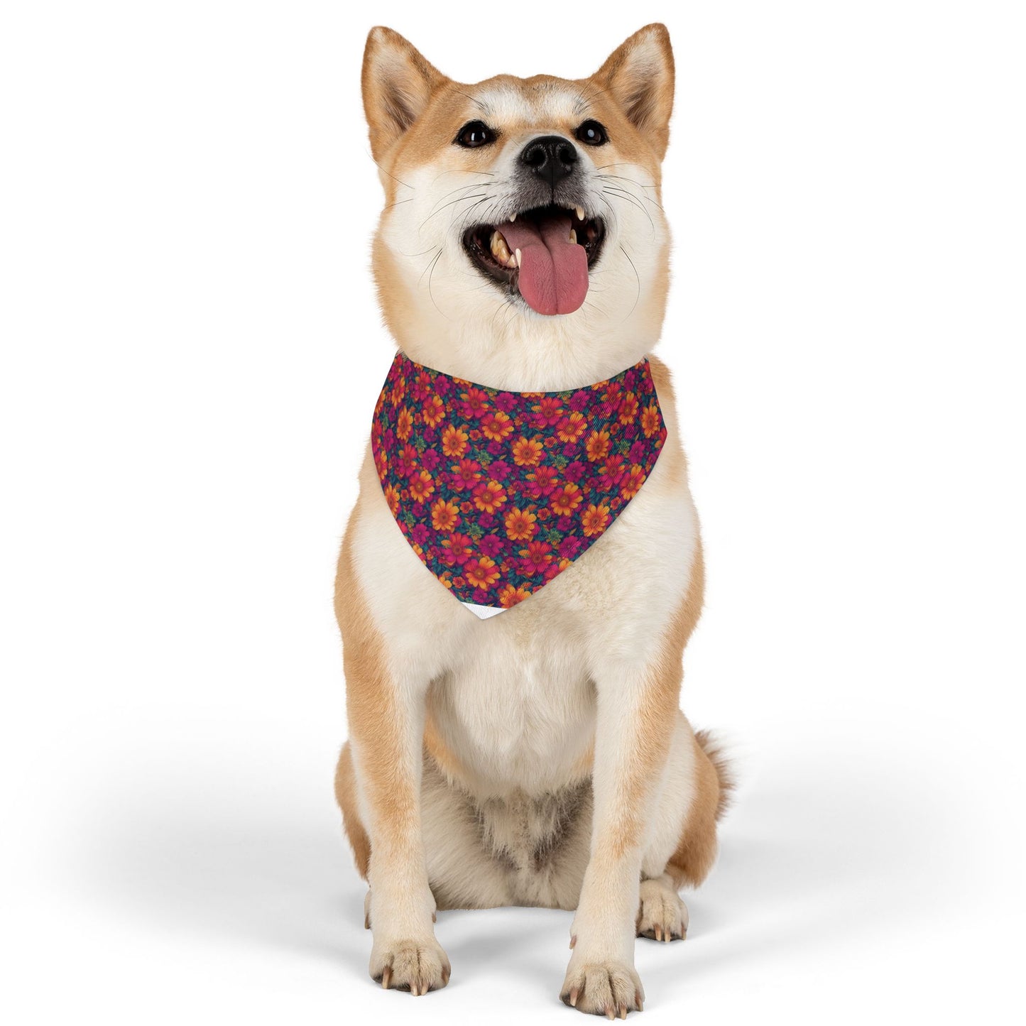 Daisy Delight Pet Bandana Collar