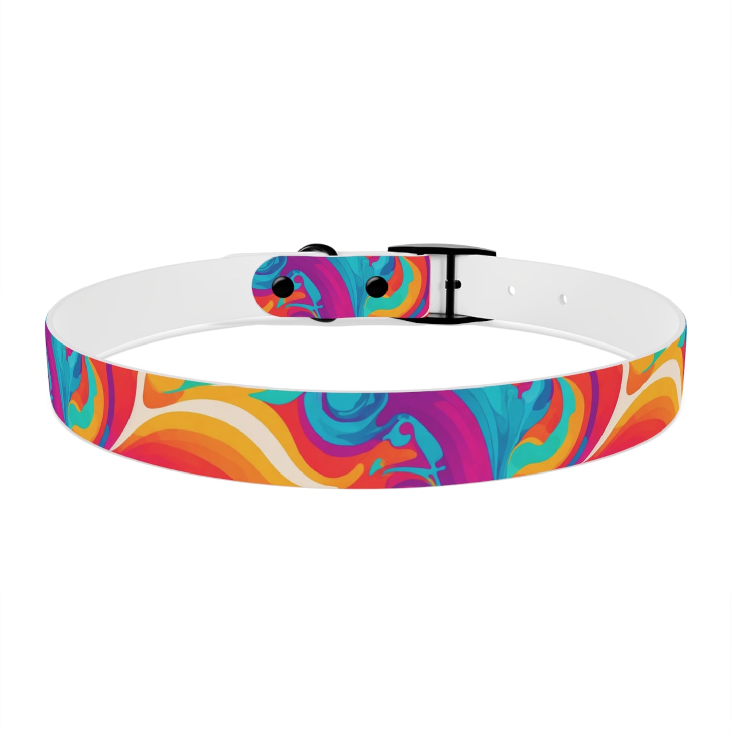 Rainbow Ripple Dog Collar