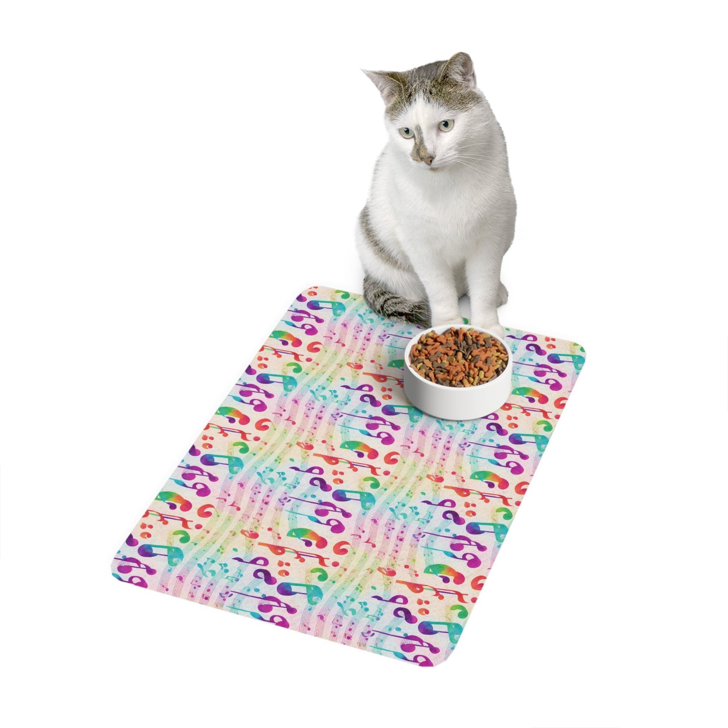 Vivid Vibrato Pet Food Mat (12x18)