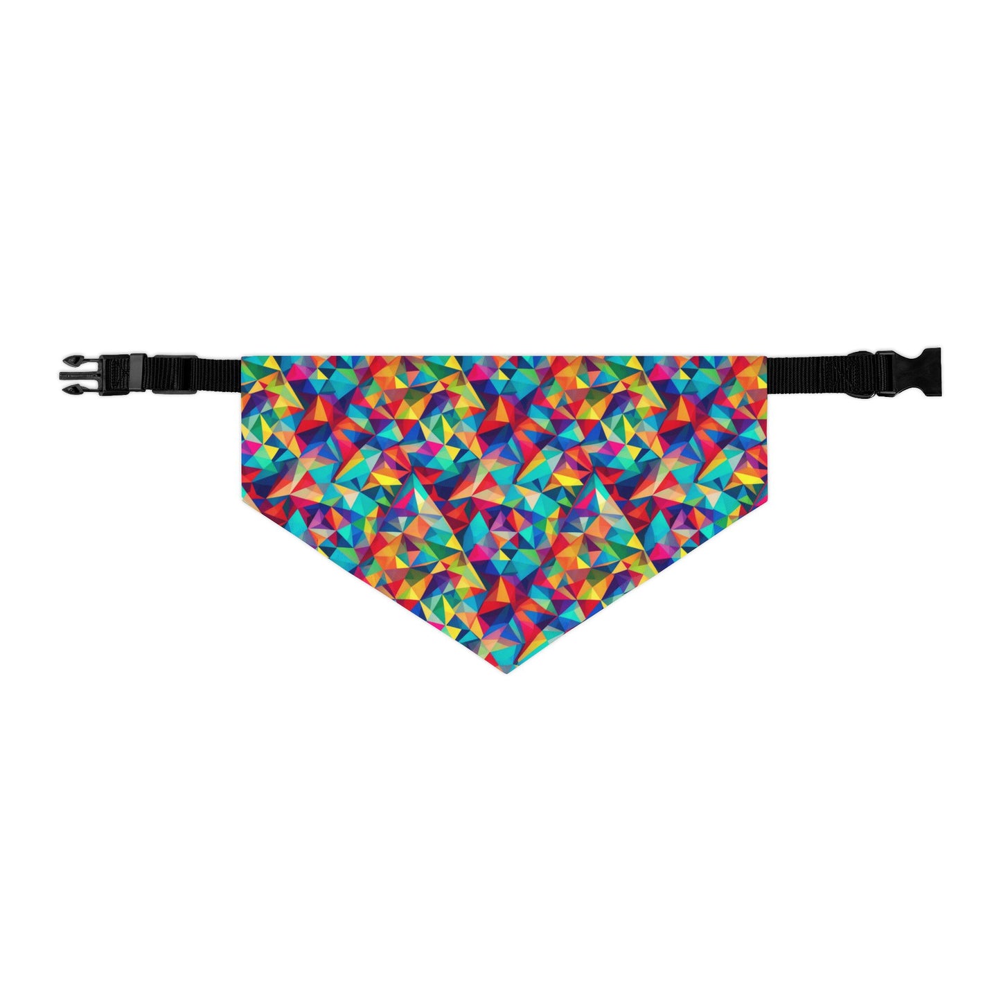 Neon Angles Pet Bandana Collar