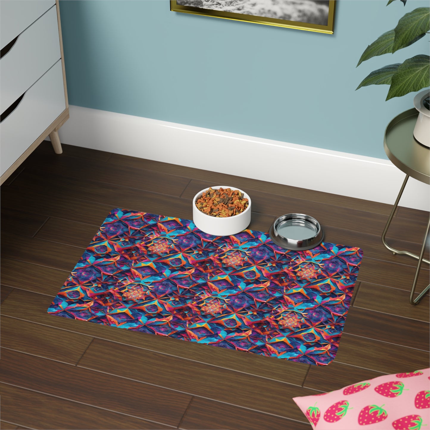 Kaleido Magic Pet Food Mat (12x18)