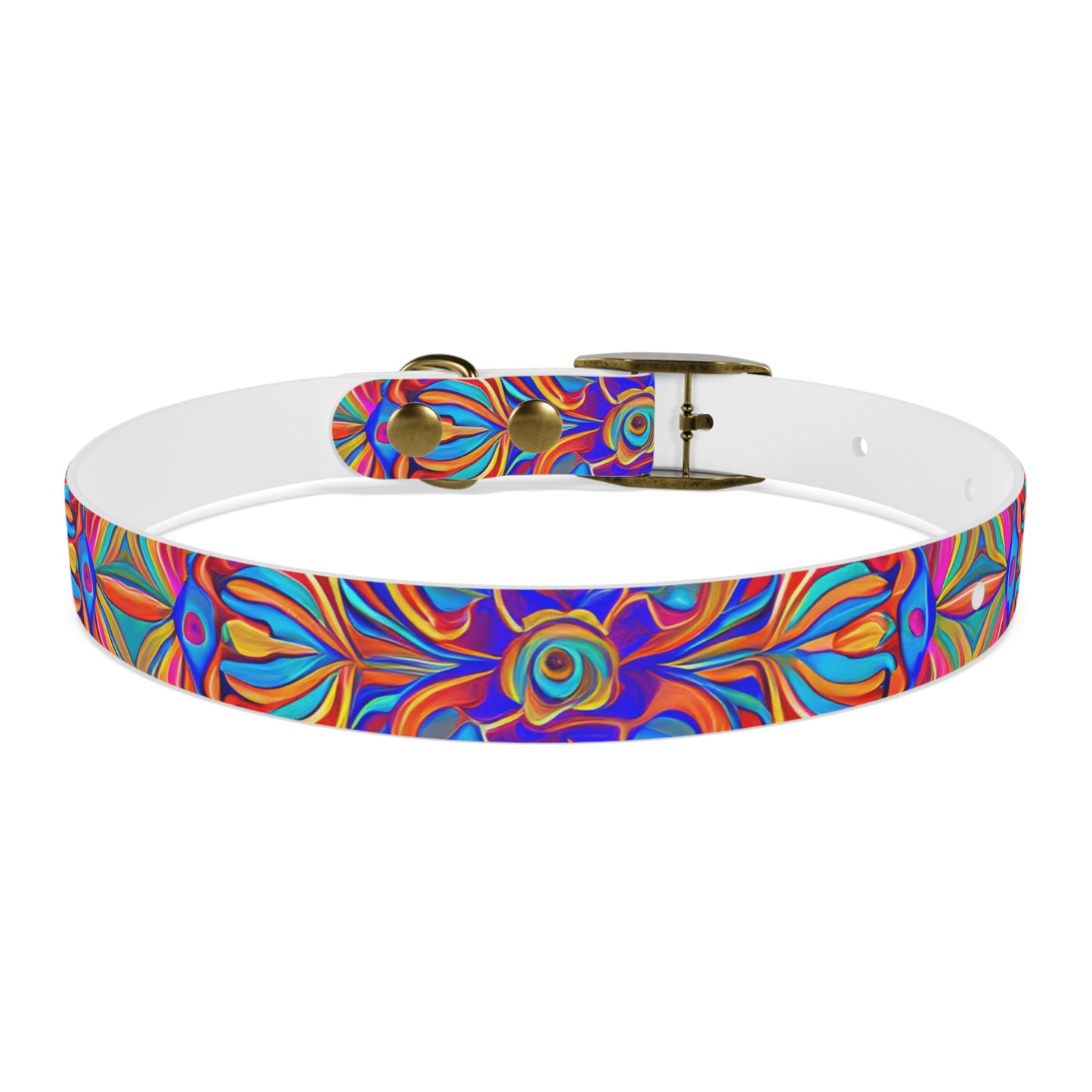 Psychedelic Spectrum Dog Collar