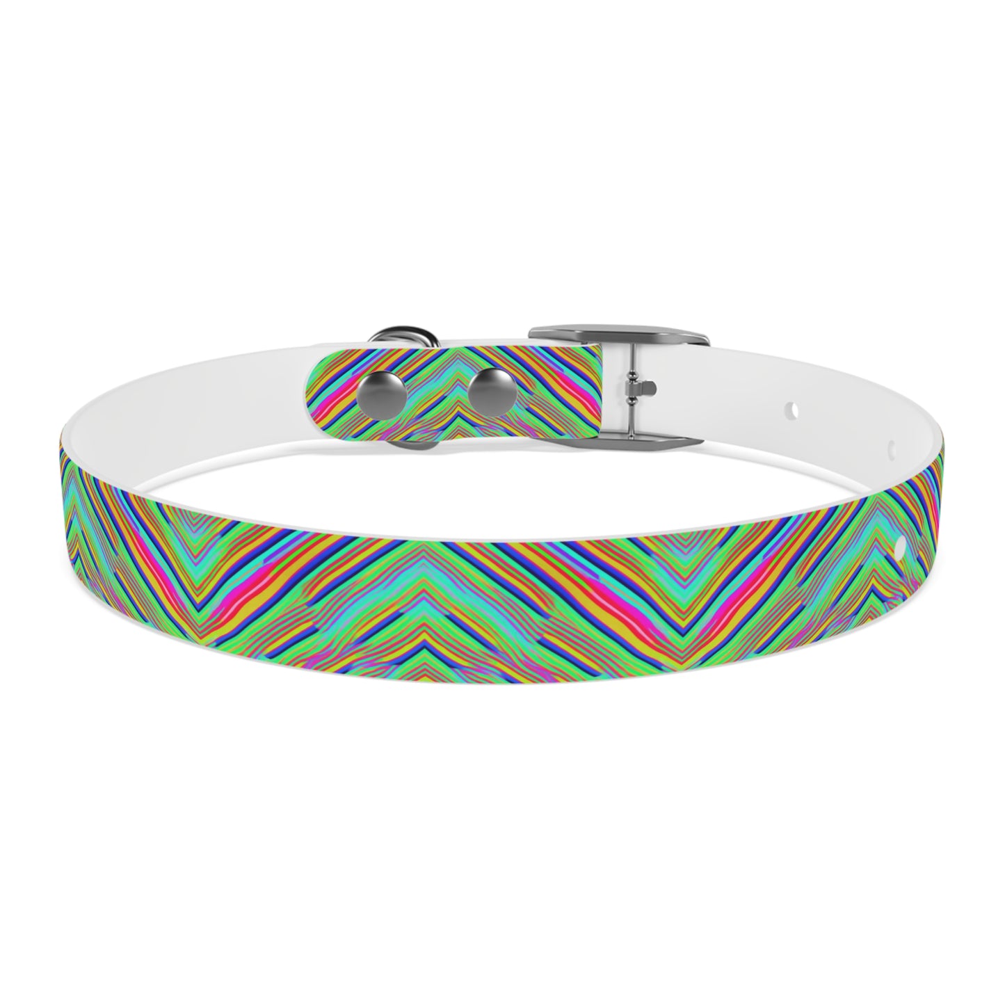 Neon Edges Dog Collar