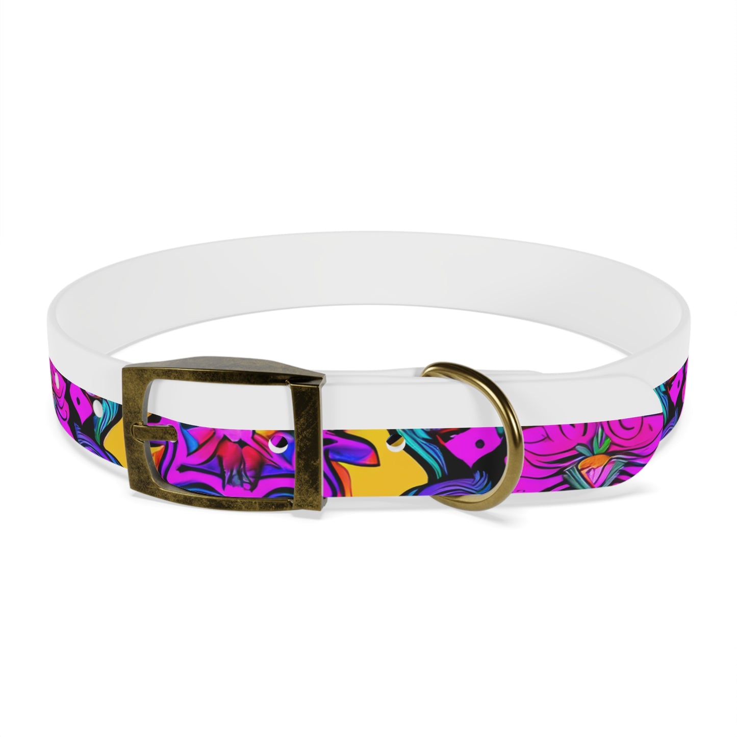 Vibrant Illusions Dog Collar