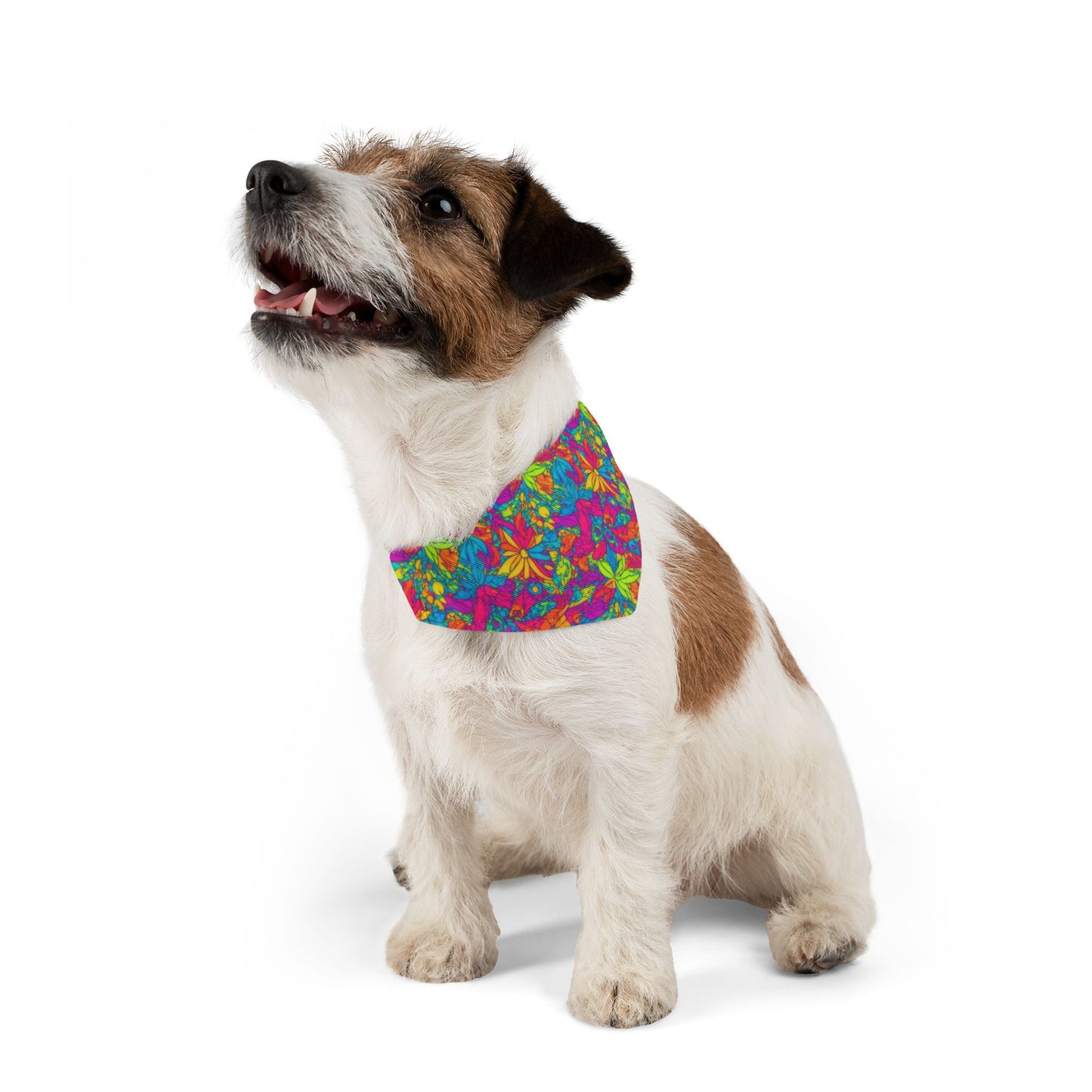 Groovy Geometrics Pet Bandana Collar