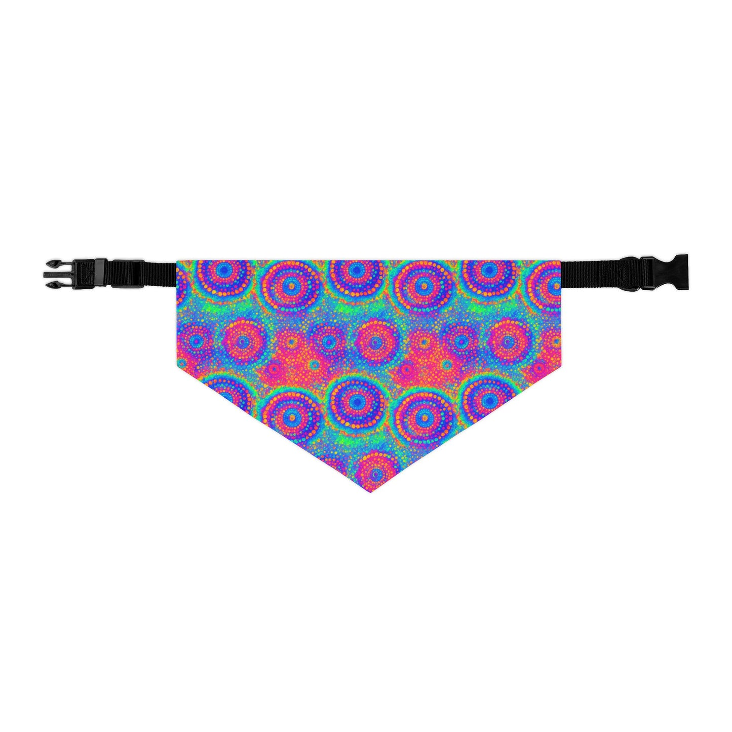 Poly Glow Pet Bandana Collar