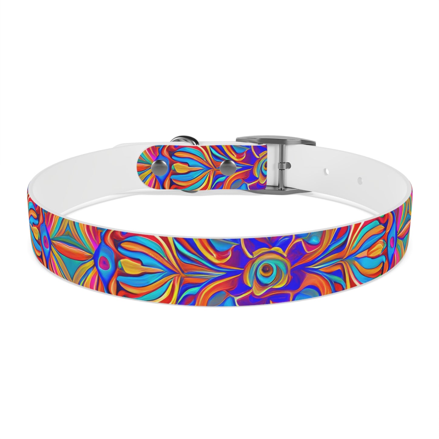 Psychedelic Spectrum Dog Collar