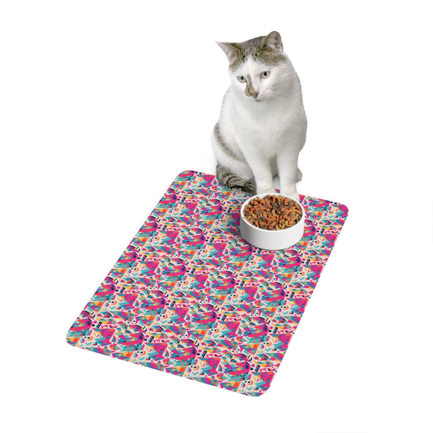 Edgy Elegance Pet Food Mat (12x18)