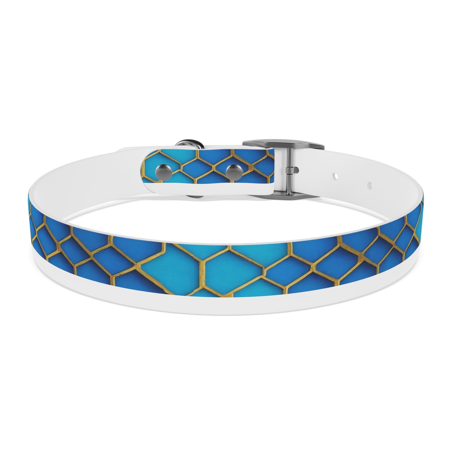 Hexagonal Harmony Dog Collar