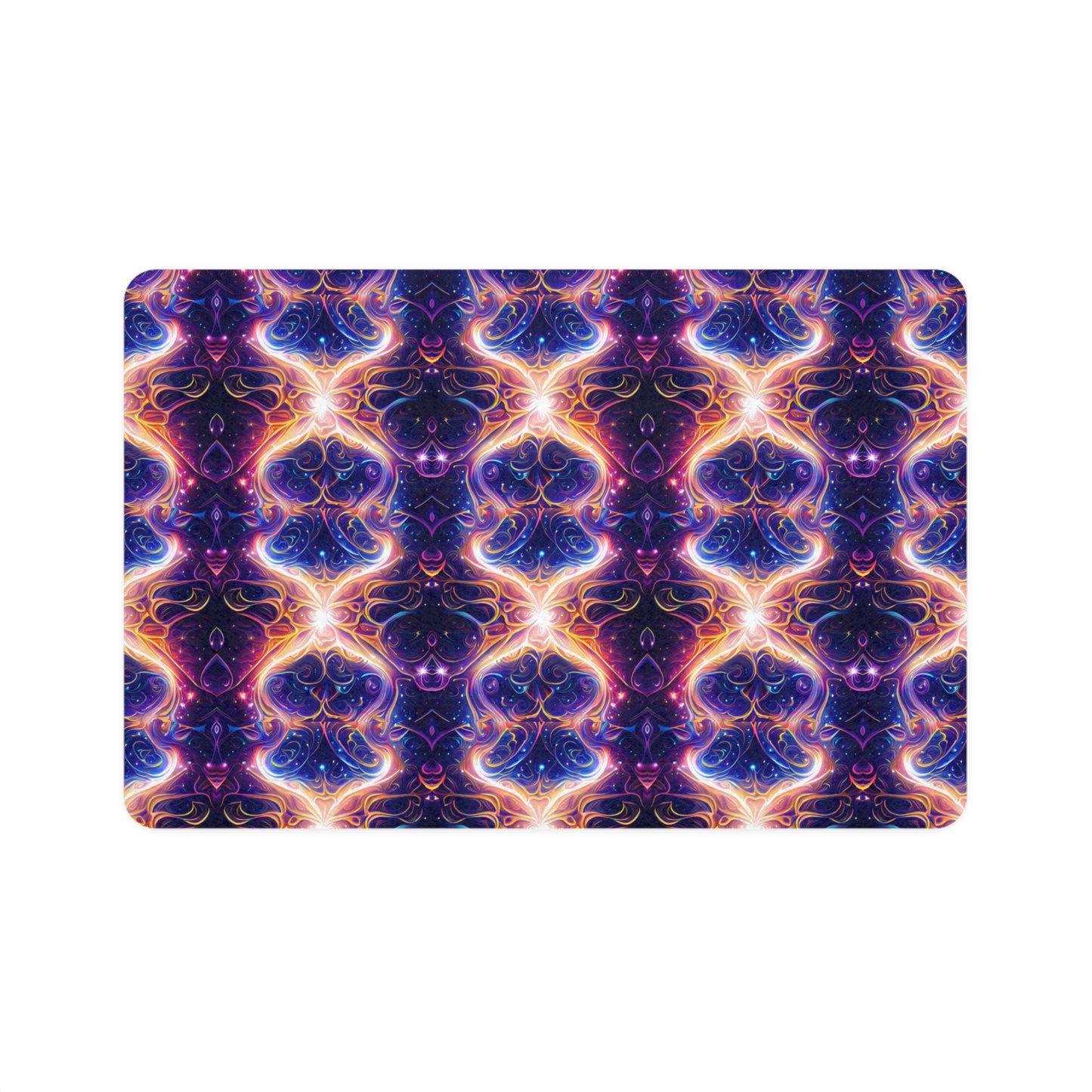 Neon Dreamscape Pet Food Mat (12x18)