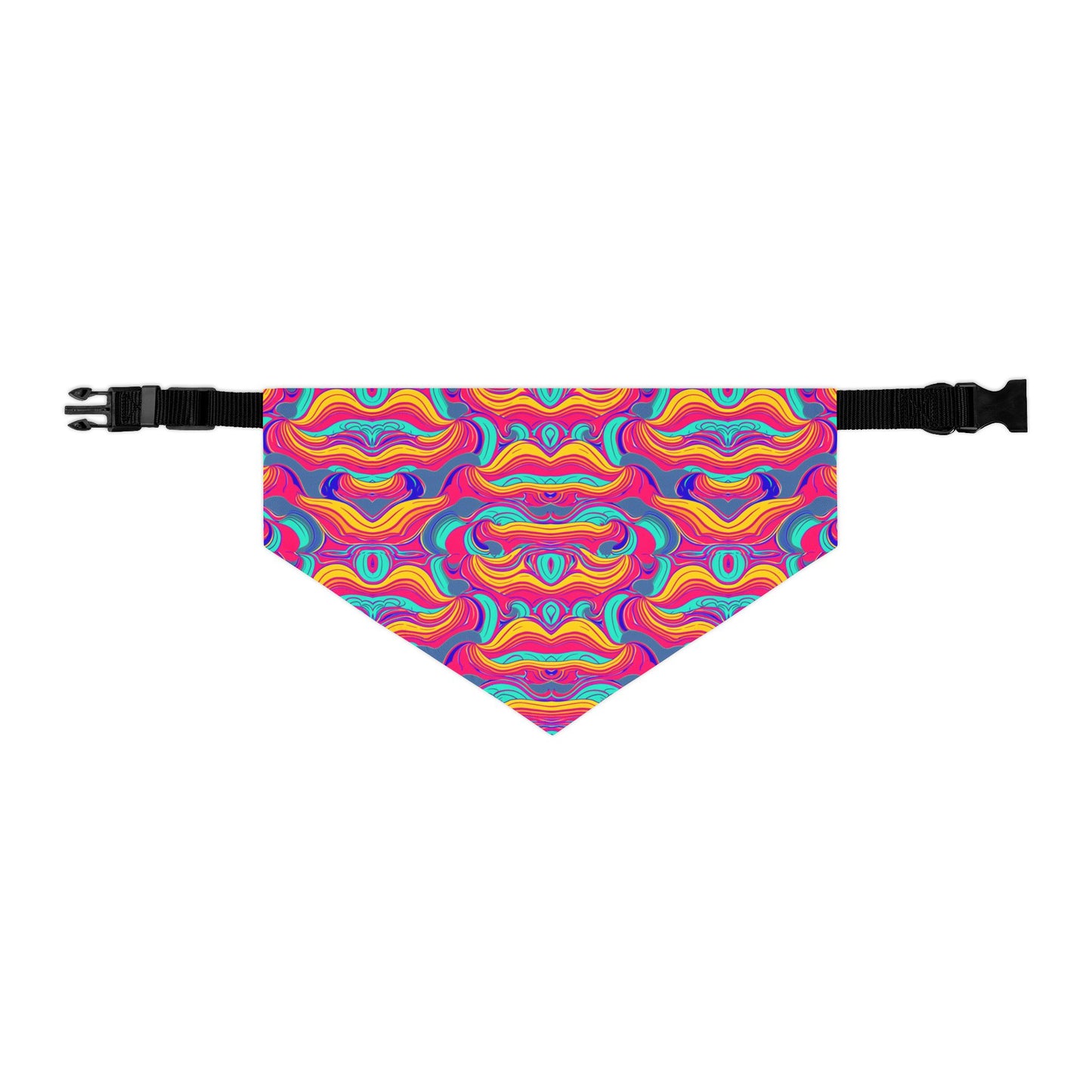 Psychedelic Grove Pet Bandana Collar