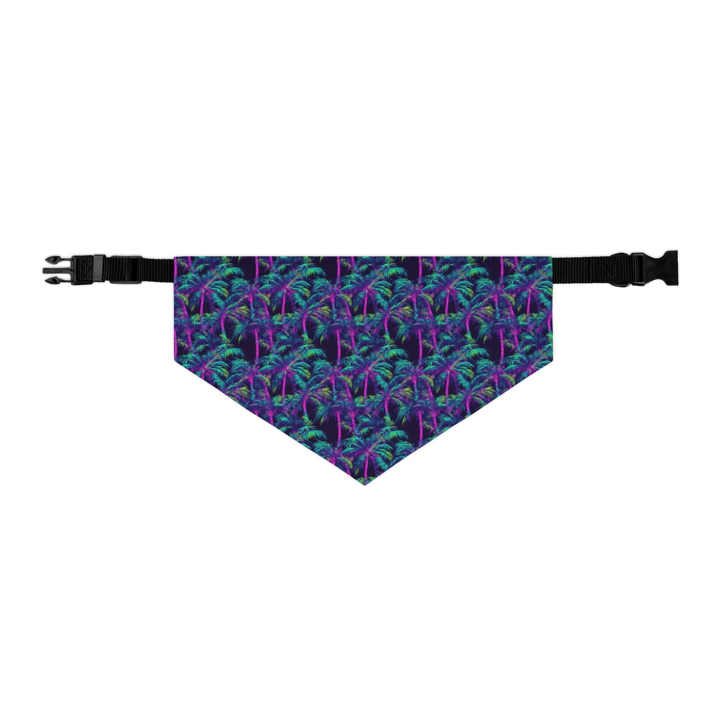 Electric Palms Pet Bandana Collar