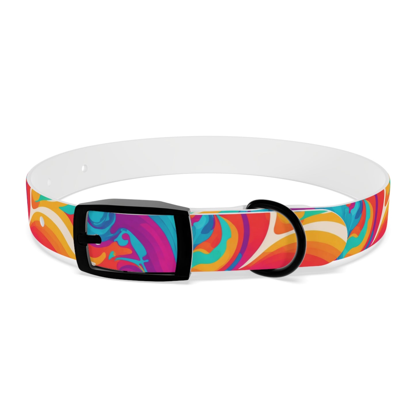 Rainbow Ripple Dog Collar