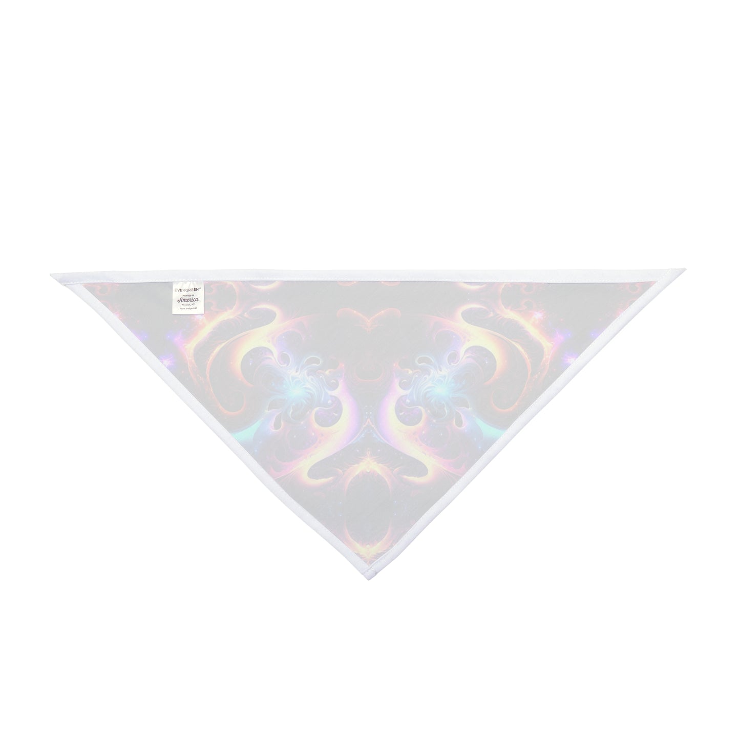 Neon Spiral Pet Bandana