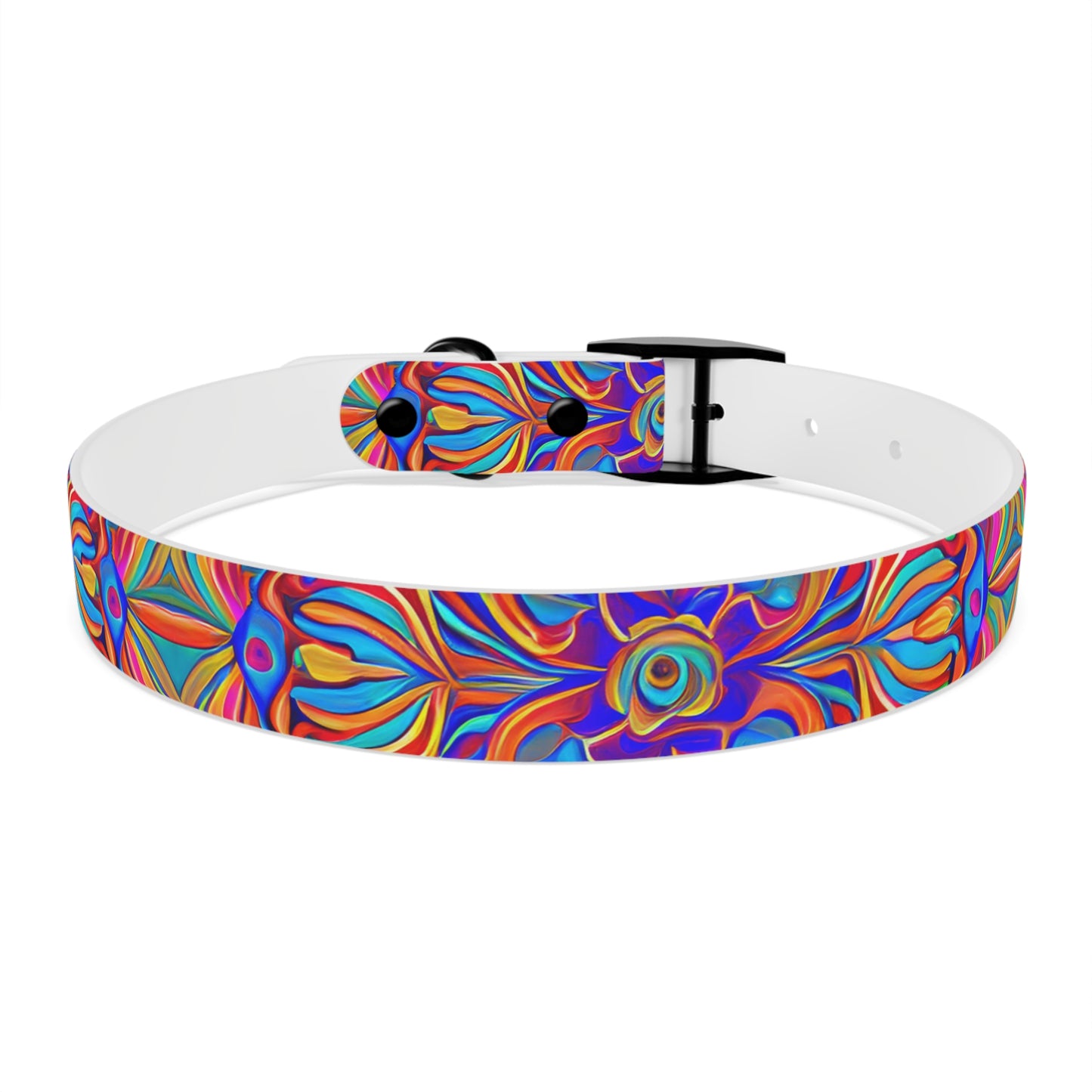 Psychedelic Spectrum Dog Collar