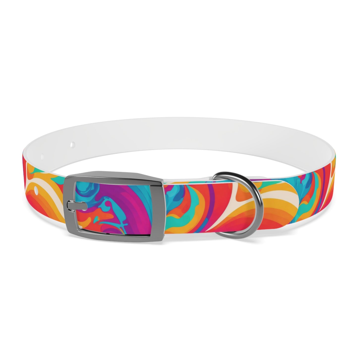 Rainbow Ripple Dog Collar