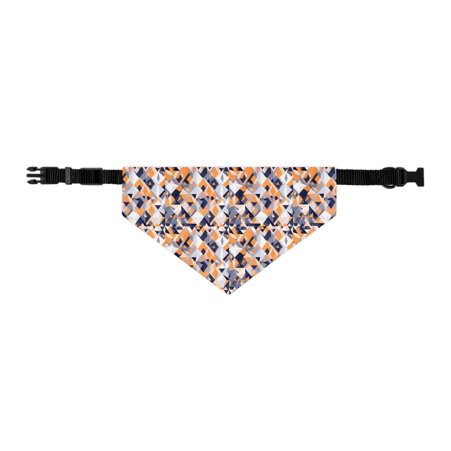 Geometric Groove Pet Bandana Collar