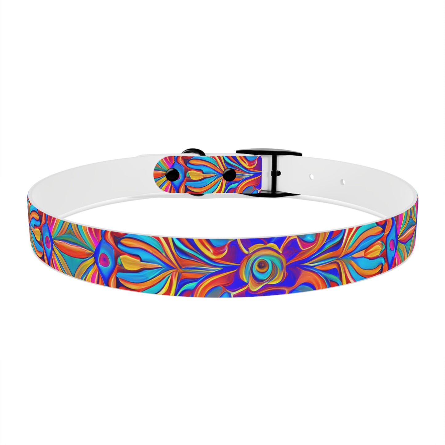 Psychedelic Spectrum Dog Collar