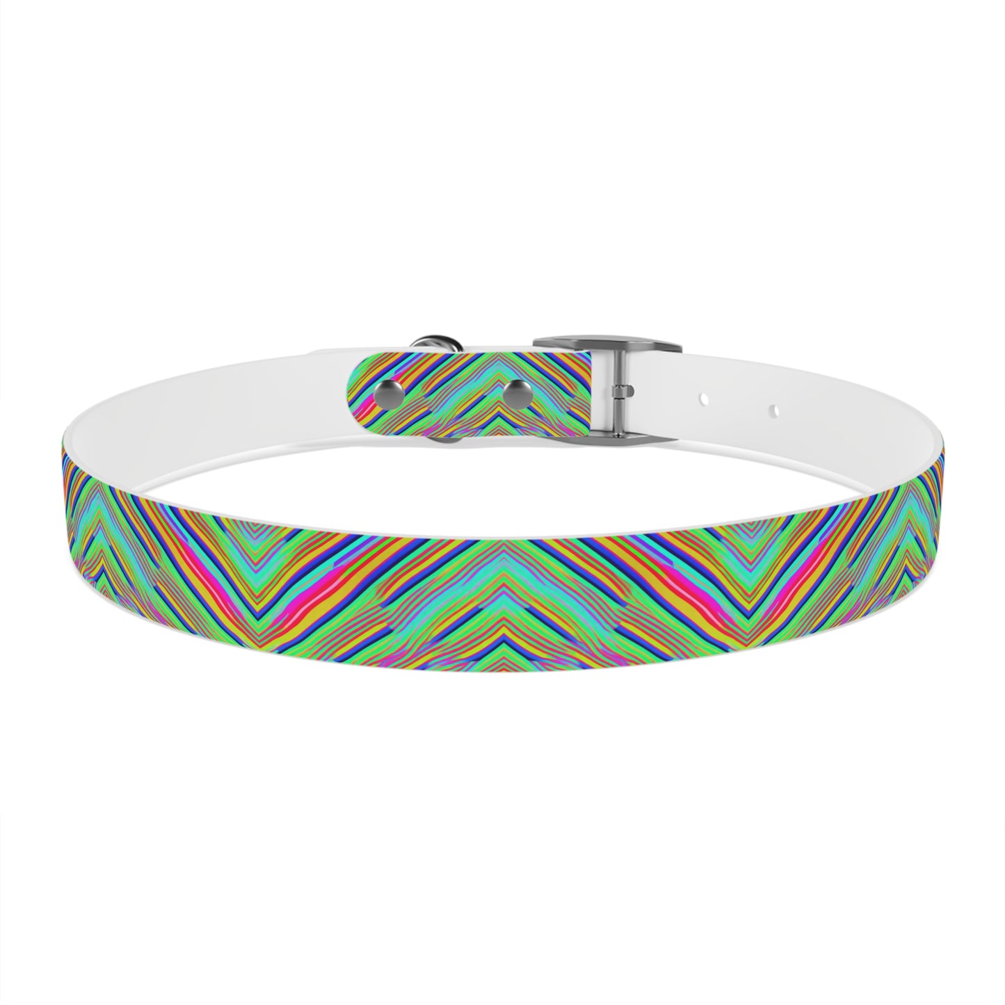 Neon Edges Dog Collar