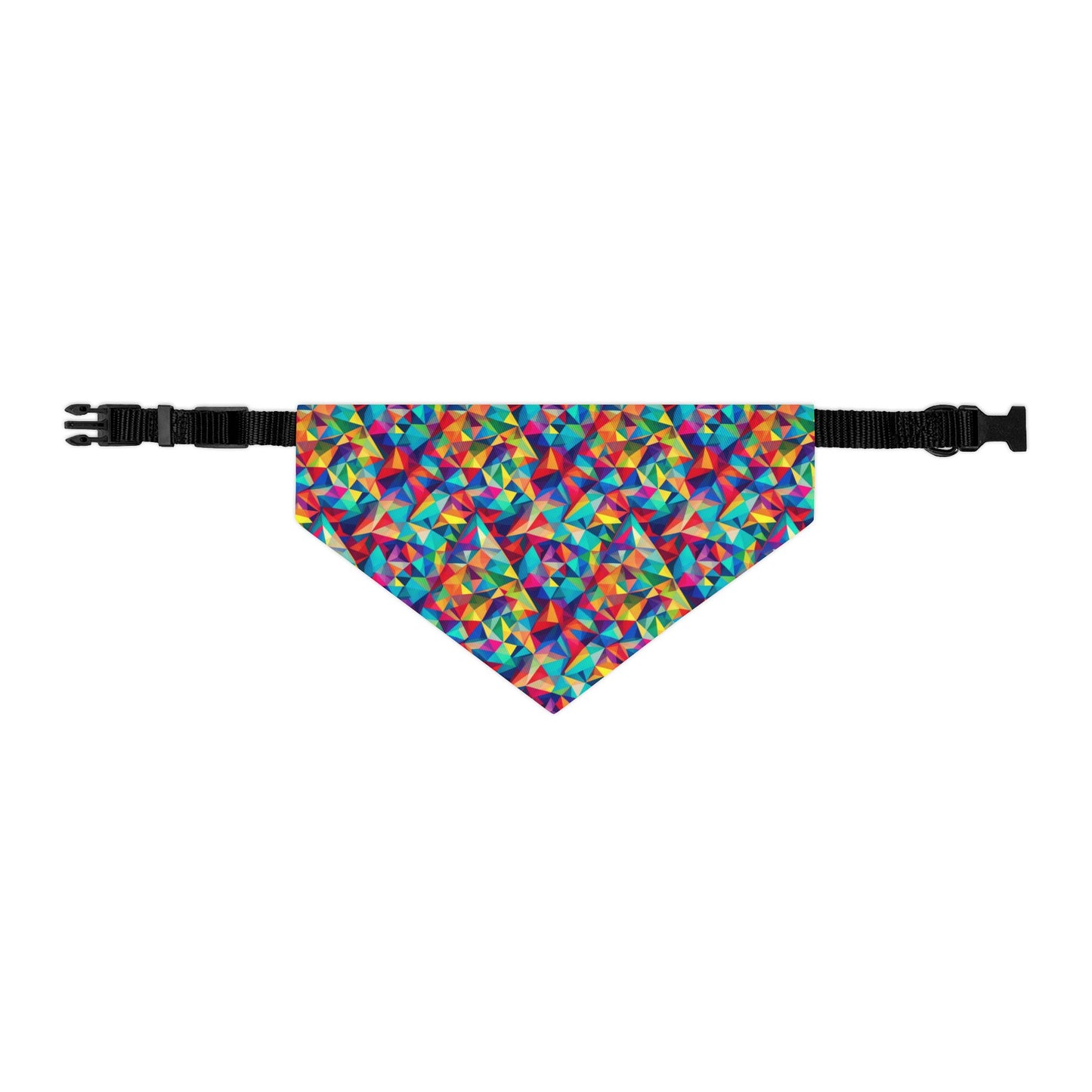 Neon Angles Pet Bandana Collar