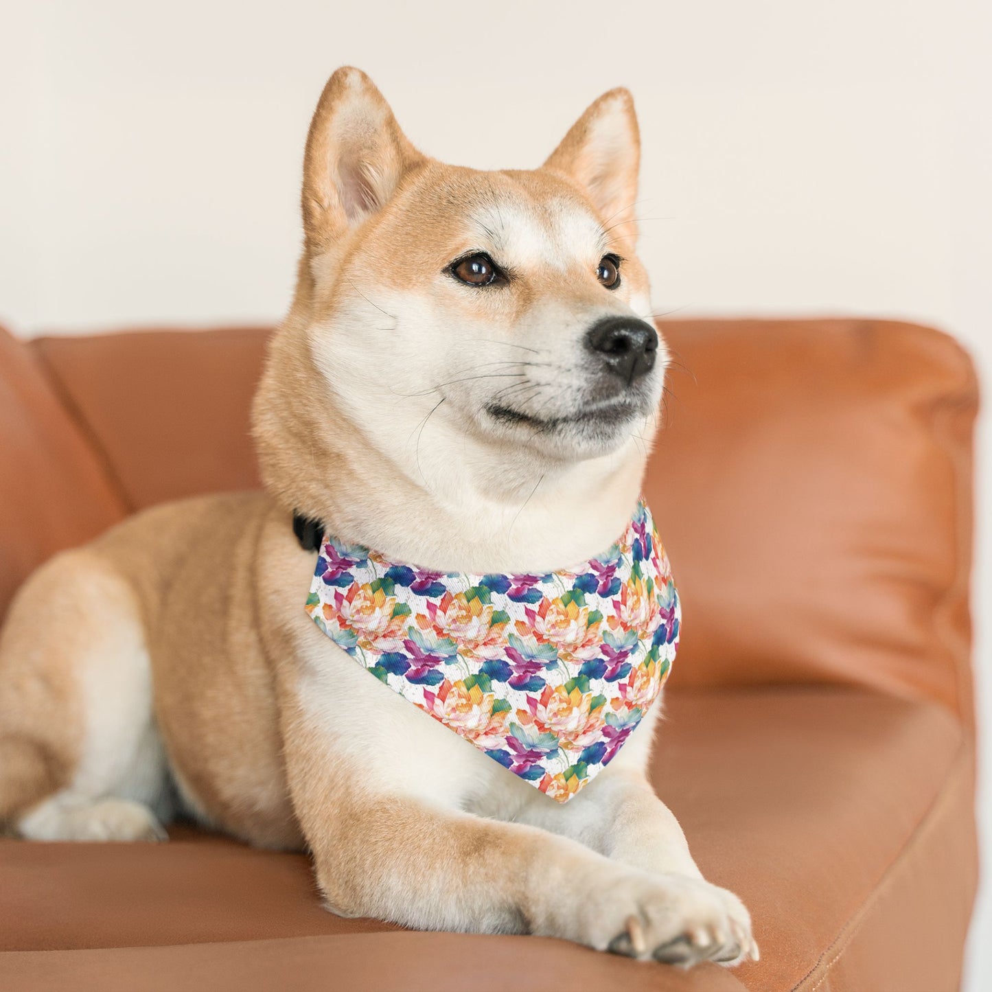 Botanical Bliss Pet Bandana Collar