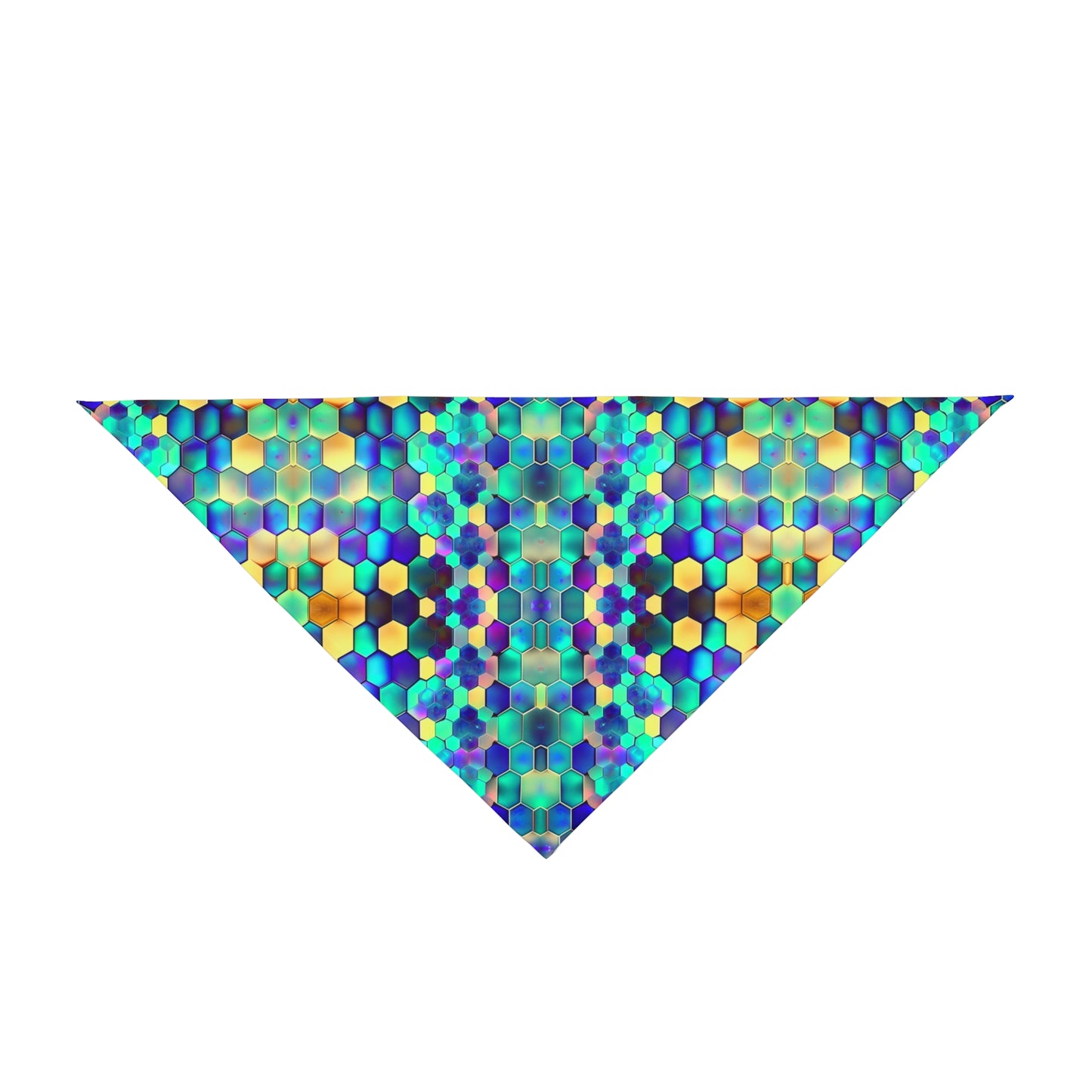 Vibrant Comb Pet Bandana